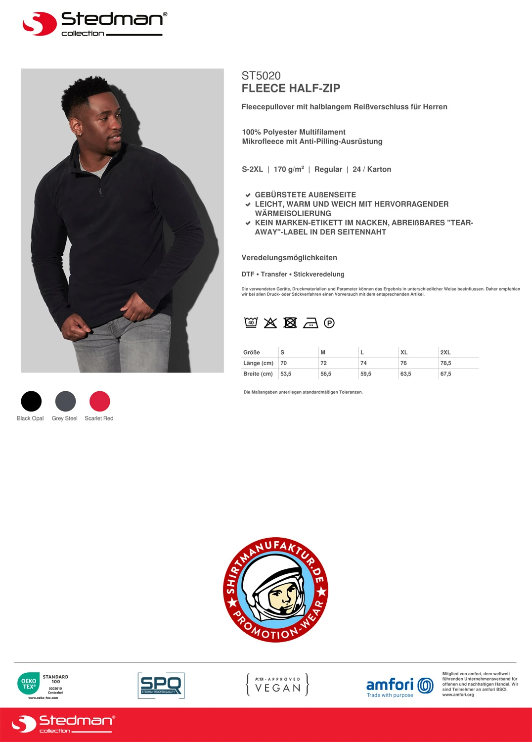 Stedman Fleece Half-Zip