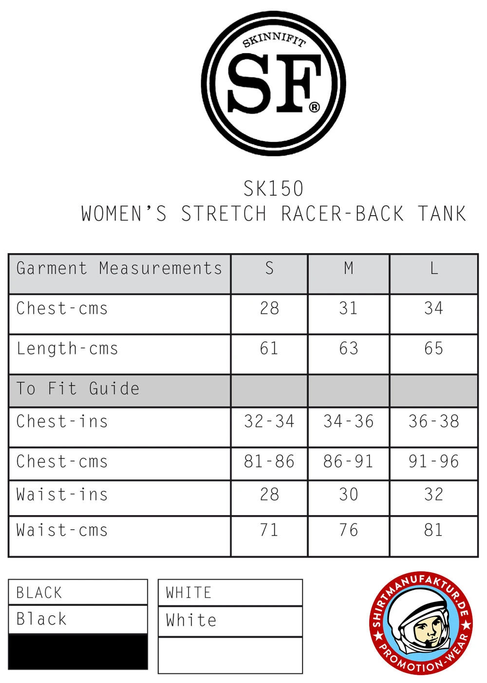SkinniFit Womens Stretch Tank