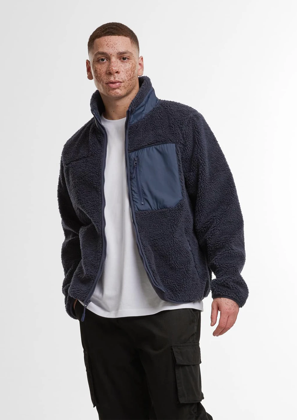 Build Your Brand Bonded Sherpa Jacket Build Your Brand Bonded Sherpa Jacket