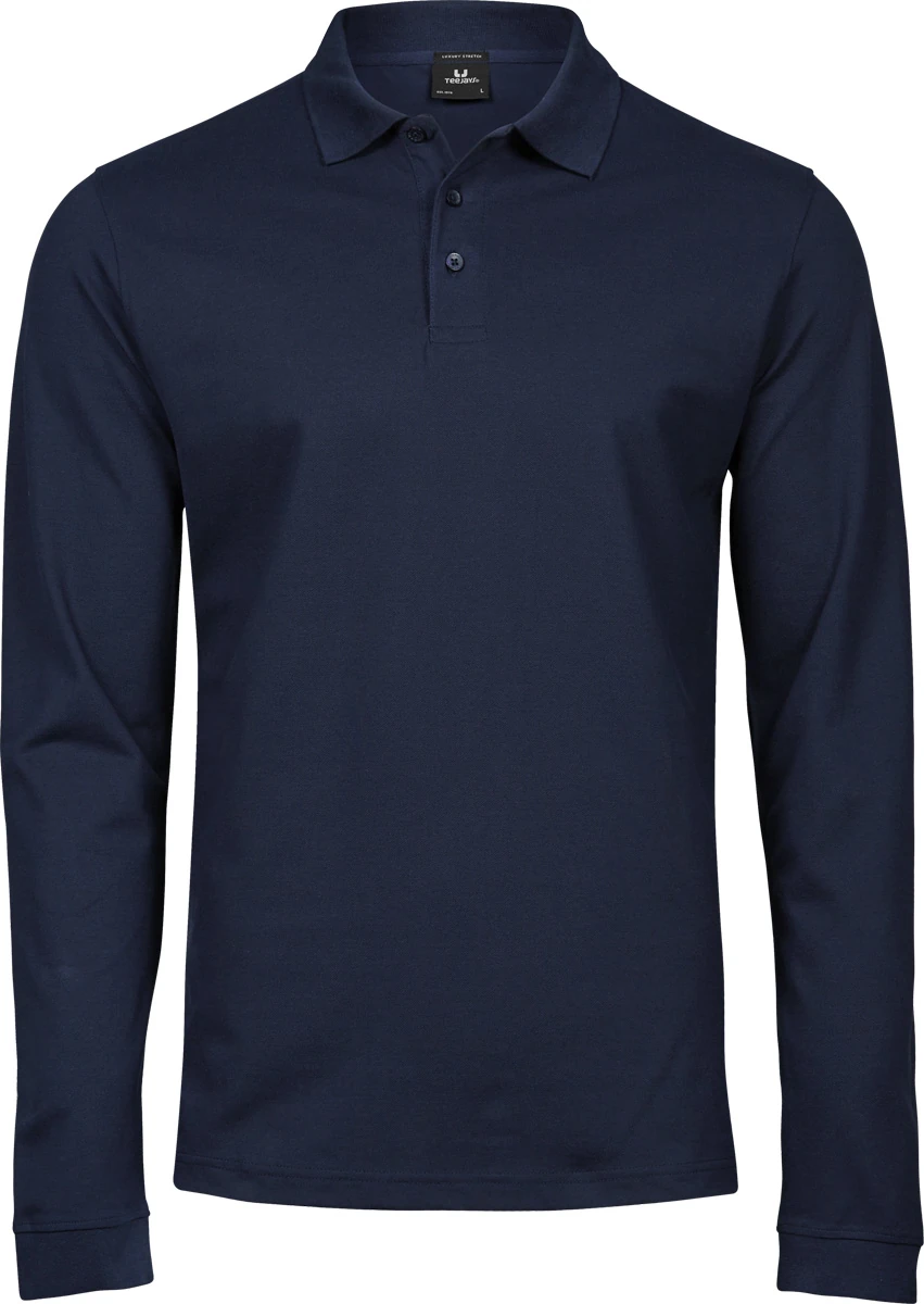 Tee Jays Mens Luxury Stretch Longsleeve Polo