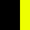 black / visible yellow