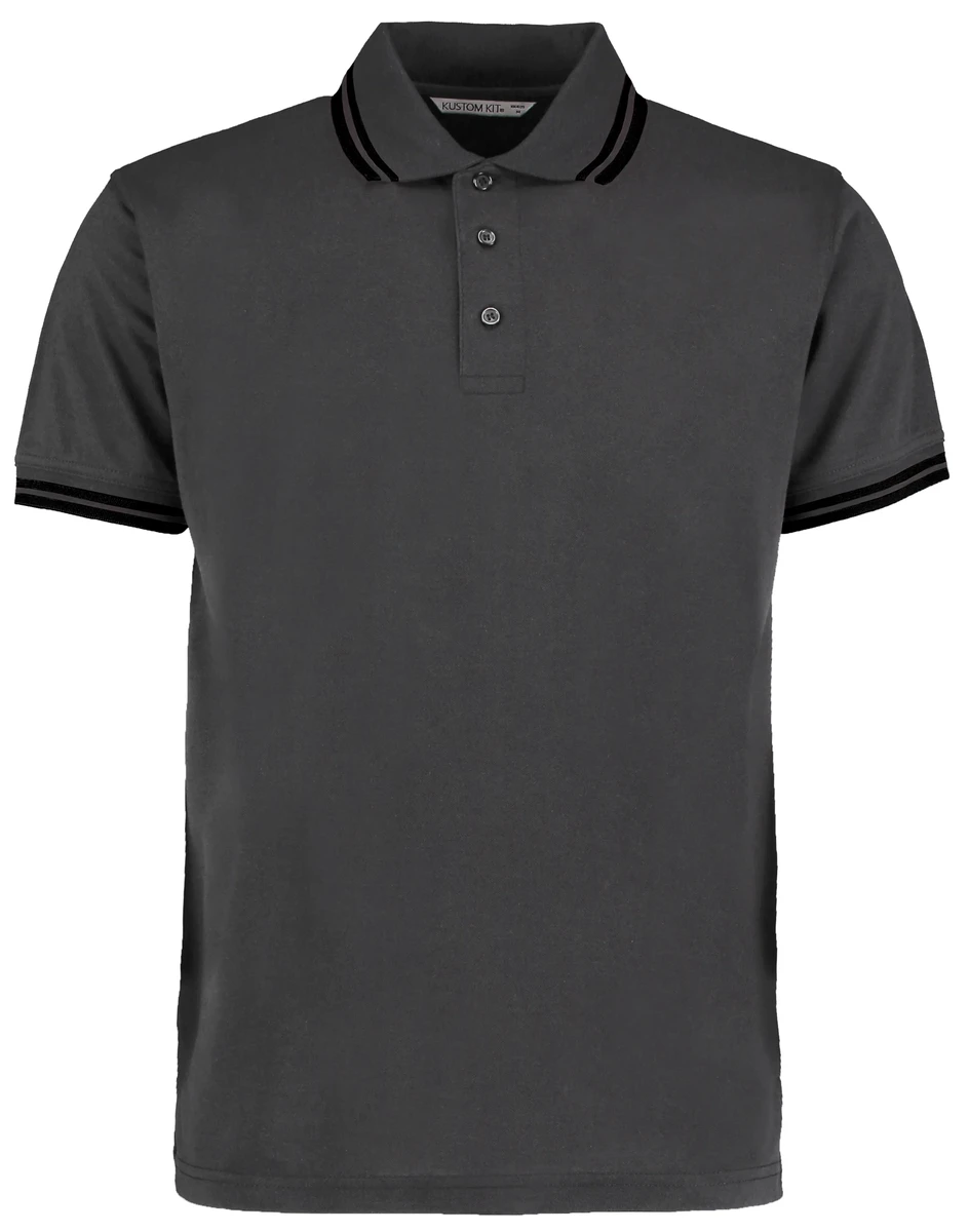 Kustom Kit Tipped Collar Polo