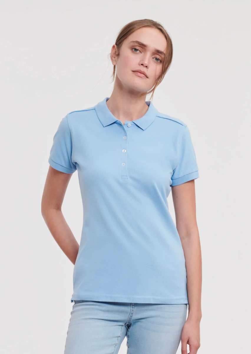 Russell Ladies Stretch Polo