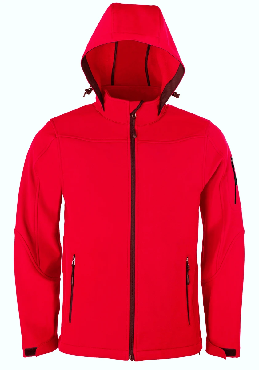 HRM Mens Hooded Softshell Jacket