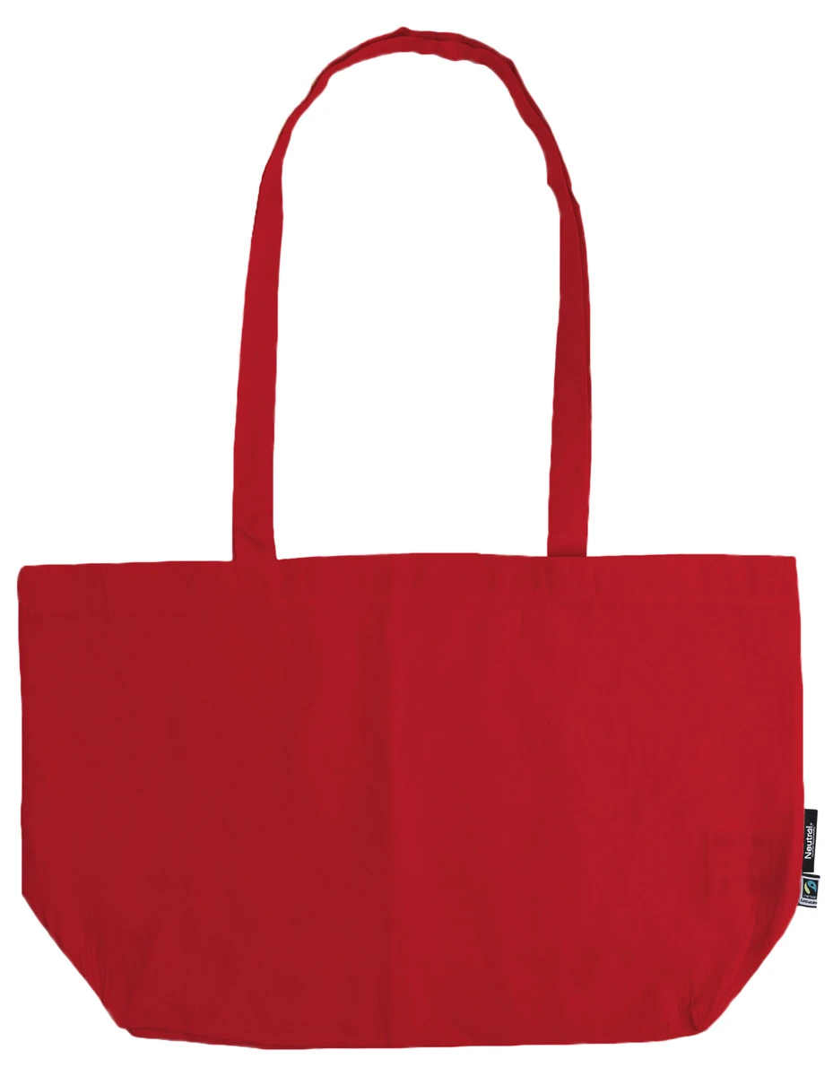 Neutral Shopping Bag With Gusset