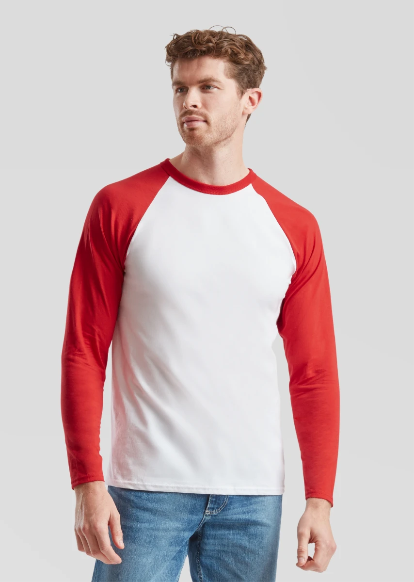 Fruit of the Loom Valueweight Longsleeve Baseball 