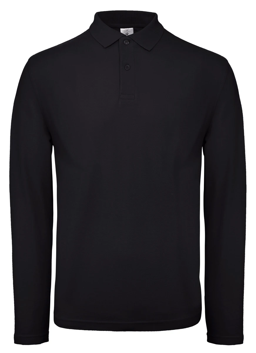 B&C Mens Longsleeve Polo ID.001