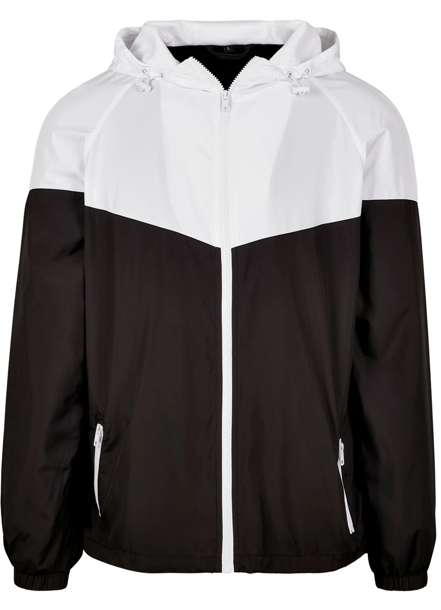 Build Your Brand 2-Tone Tech Windrunner