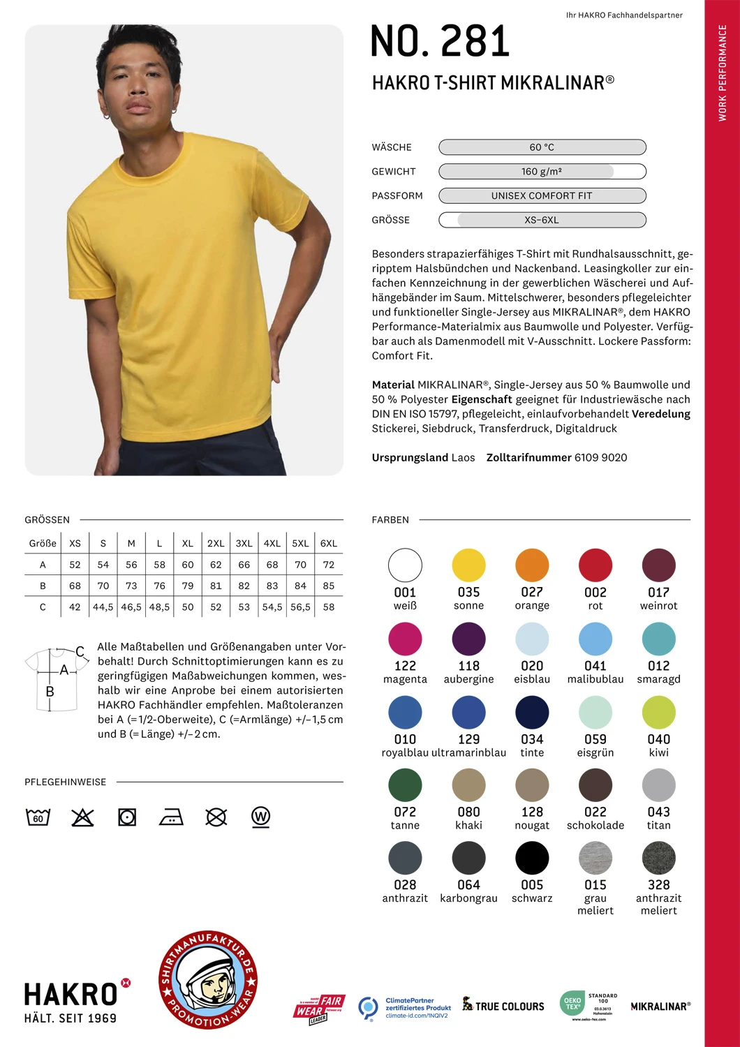 Hakro T-Shirt Mikralinar