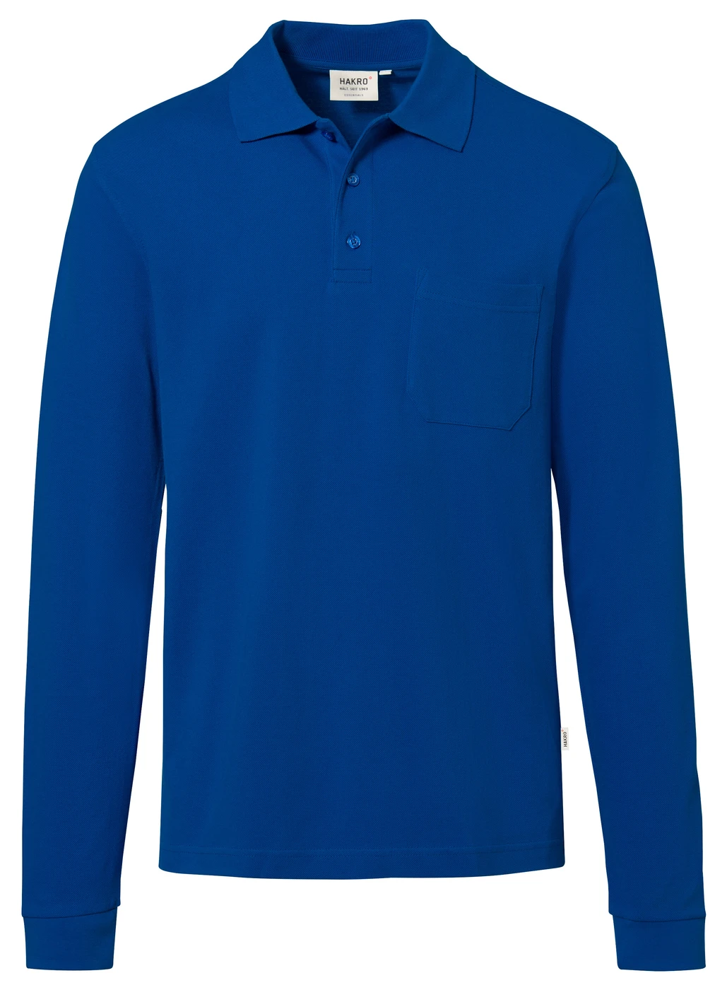 Hakro Pocket-Longsleeve-Polo Mikralinar Eco