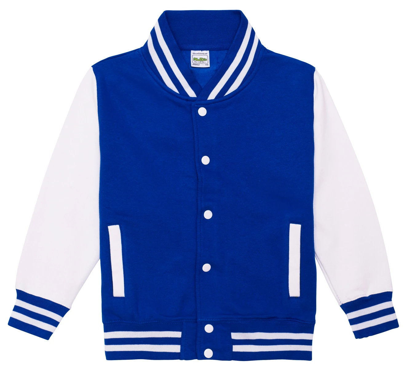 Just Hoods Kids Varsity Jacket