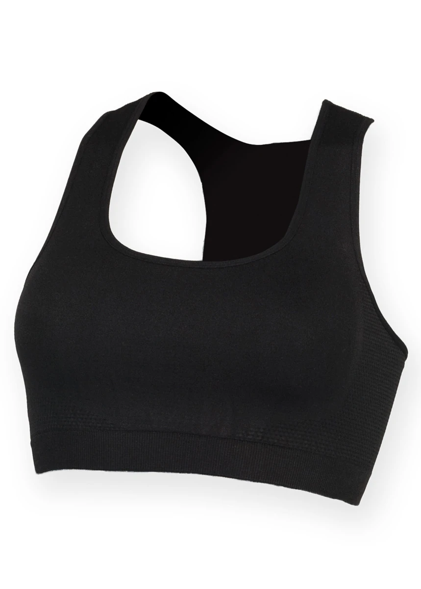 SkinniFit Womens Work Out Cropped Top