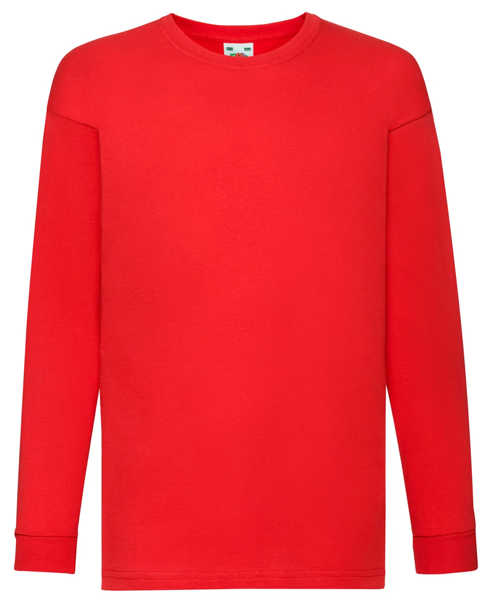 Fruit of the Loom Kids Valueweight Longsleeve