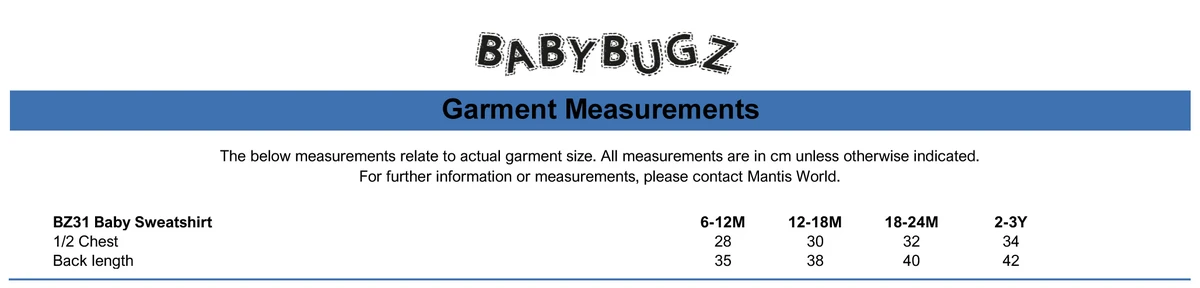 Babybugz Baby Sweatshirt