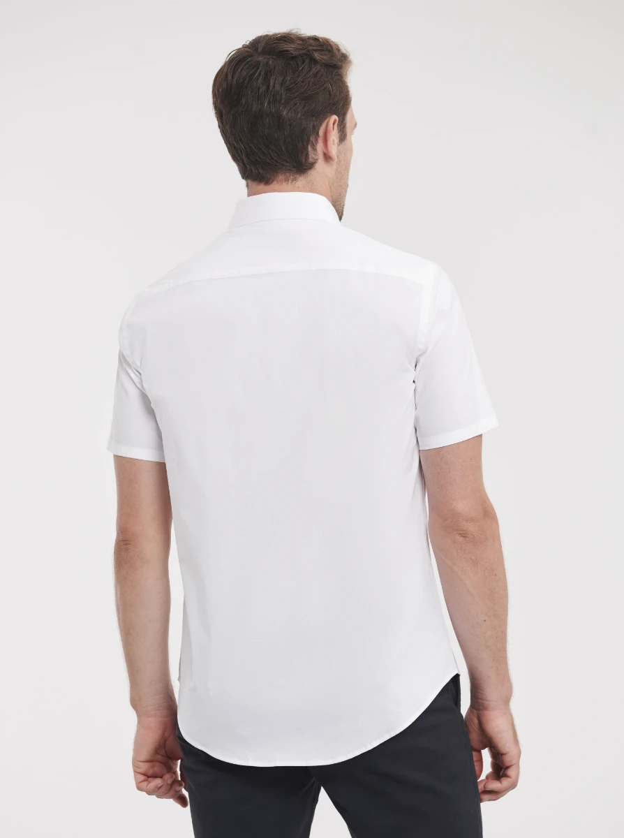 Russell Mens Short Sleeve Fitted Shirt
