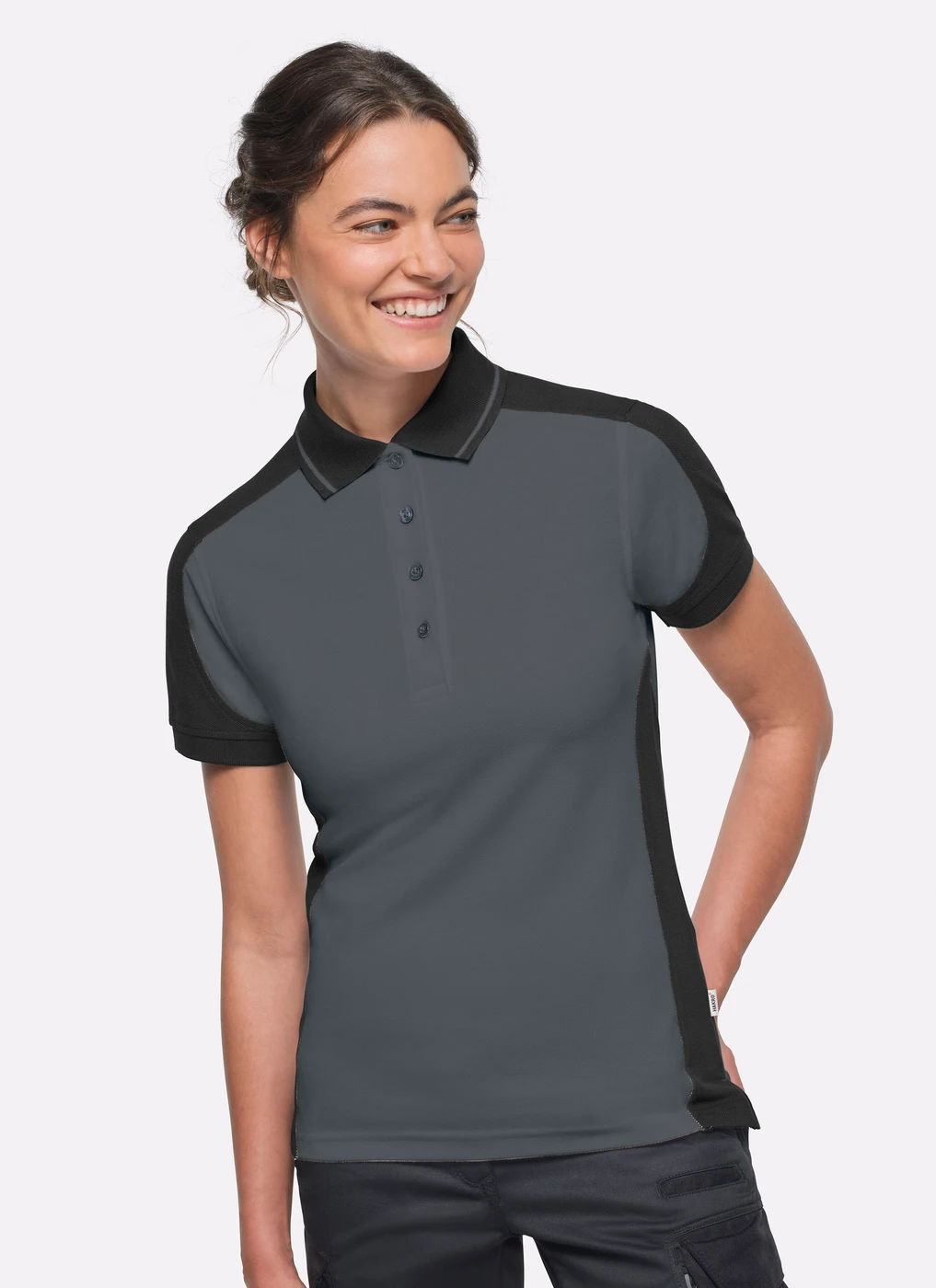 Hakro Ladies Polo Contrast Mikralinar Eco Hakro Ladies Polo Contrast Mikralinar Eco