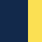 navy / sun yellow