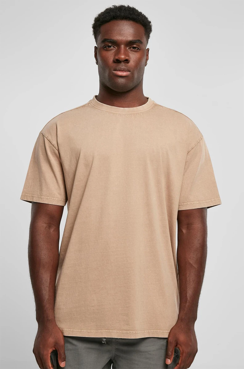 Build Your Brand Acid Washed Heavy Oversize Tee
