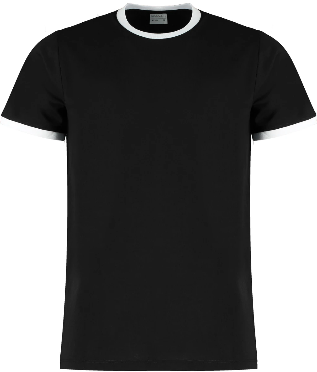 Kustom Kit Fashion Fit Ringer Tee