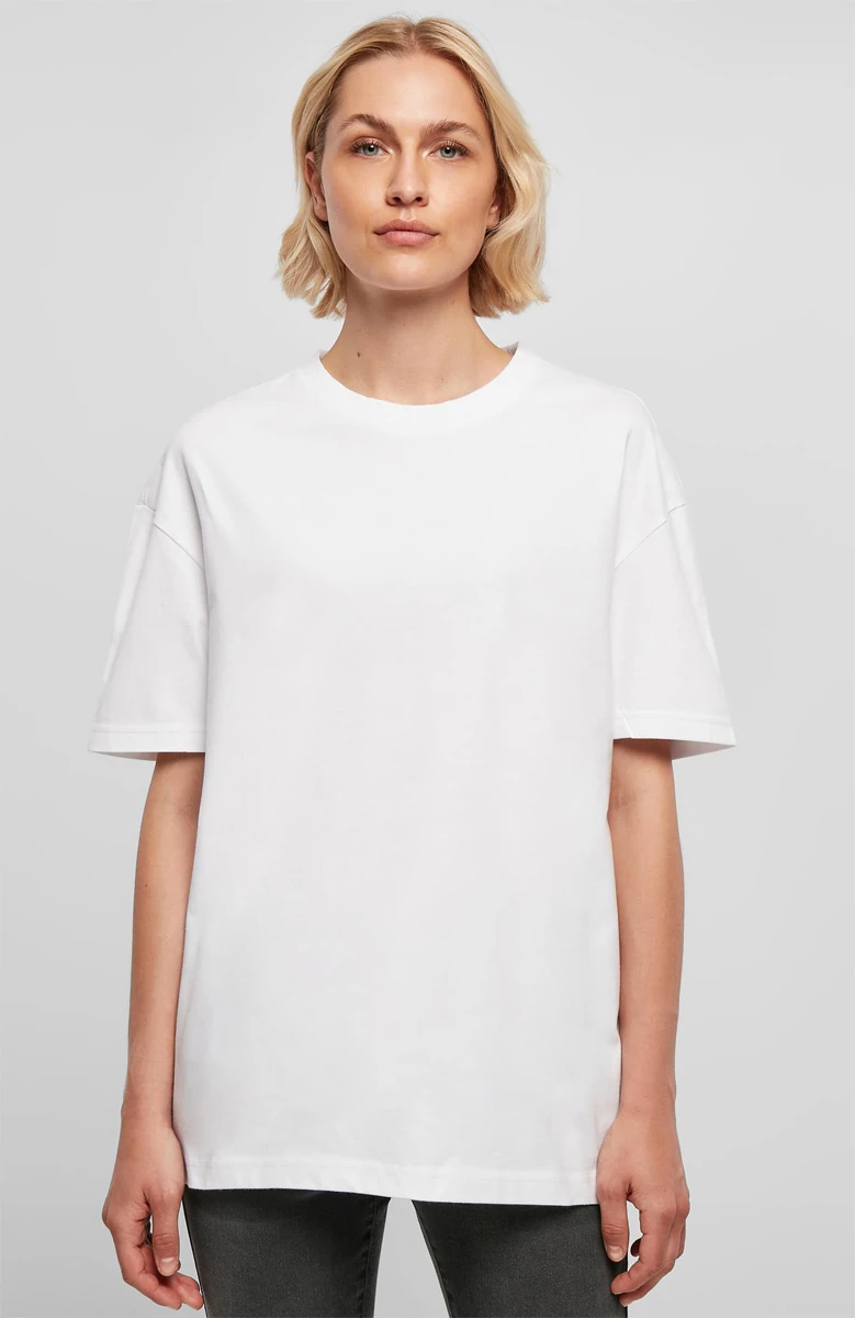 Build Your Brand Ladies Oversized Boyfriend Tee