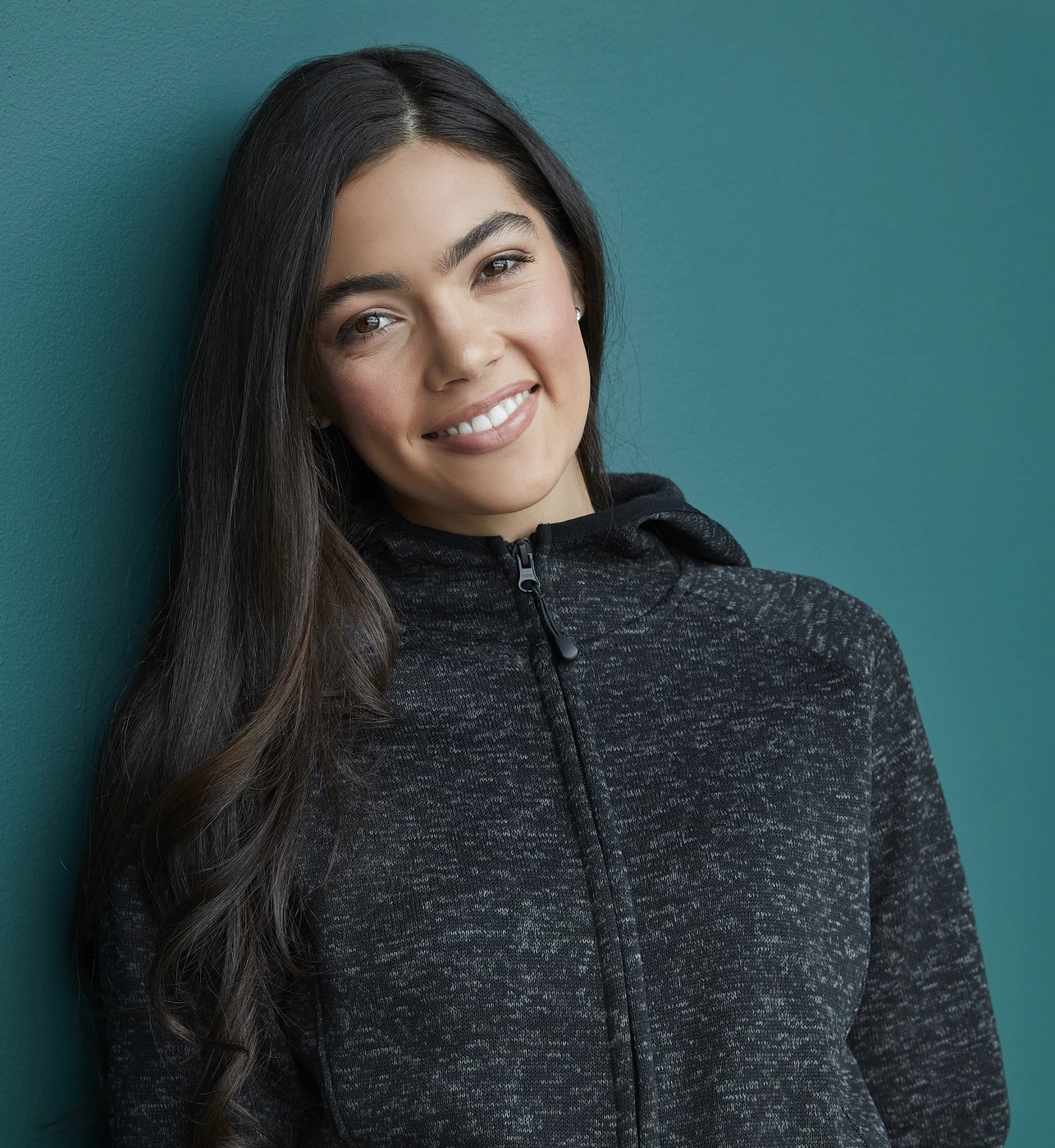 Stedman Womens Lux Hooded Knitfleece Jacket