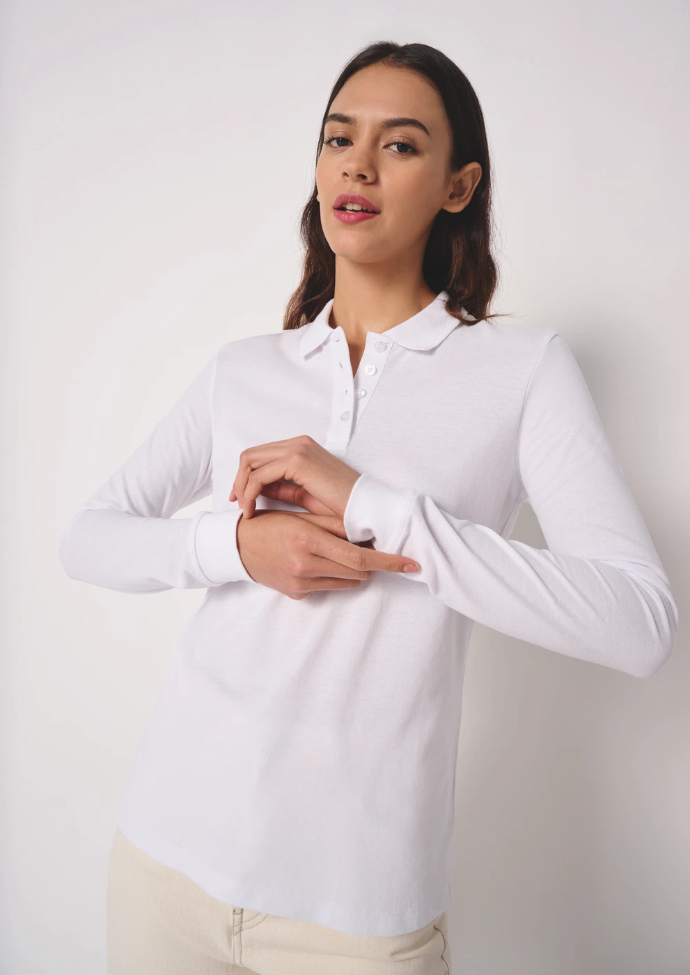 Ideal Basic Ladies Longsleeve Piqué 180 Polo