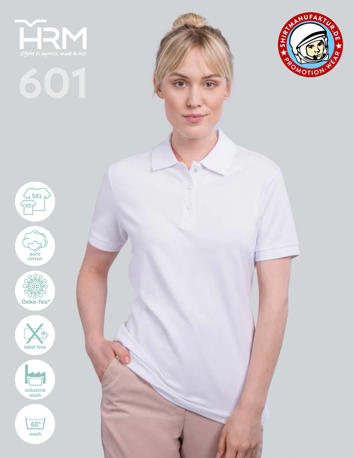 HRM Womens Luxury Polo