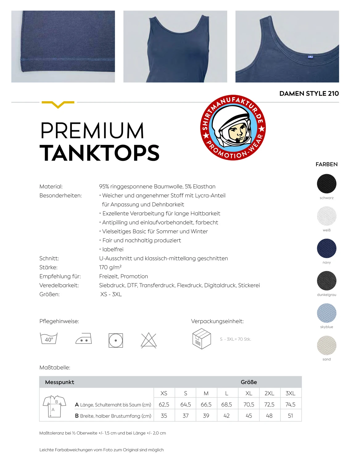 HRM Womens Premium Tanktop