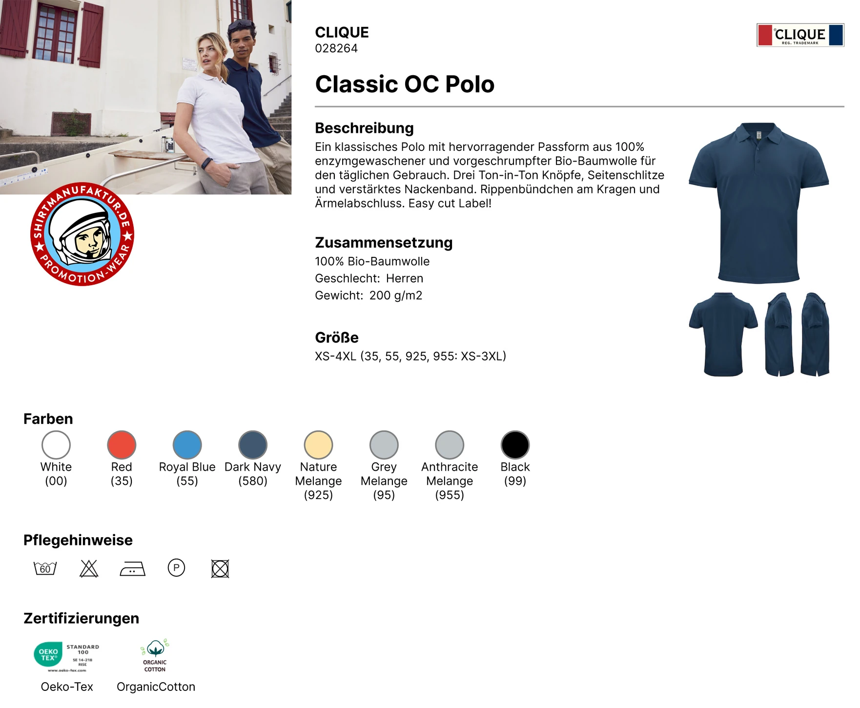 Clique Classic OC Polo
