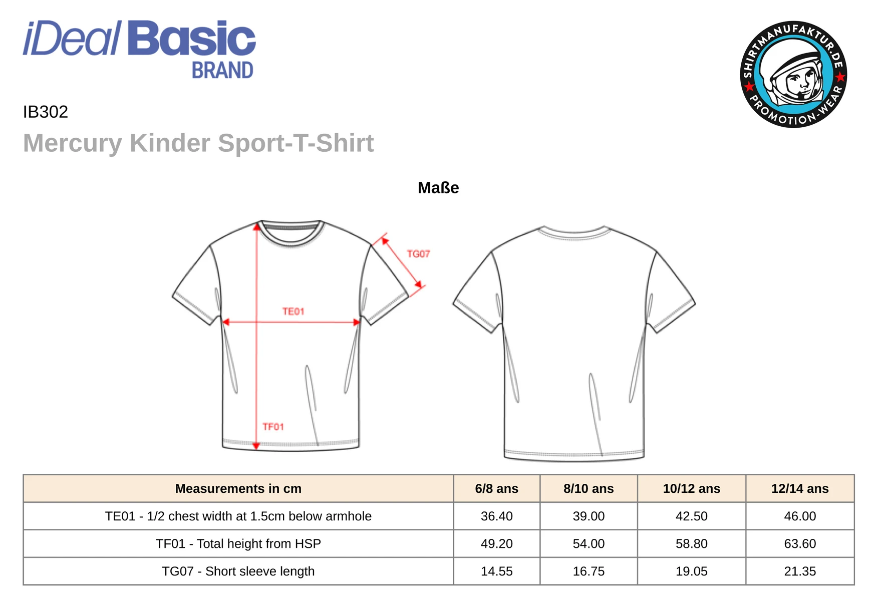 Ideal Basic Kids Mercury Sport T-Shirt