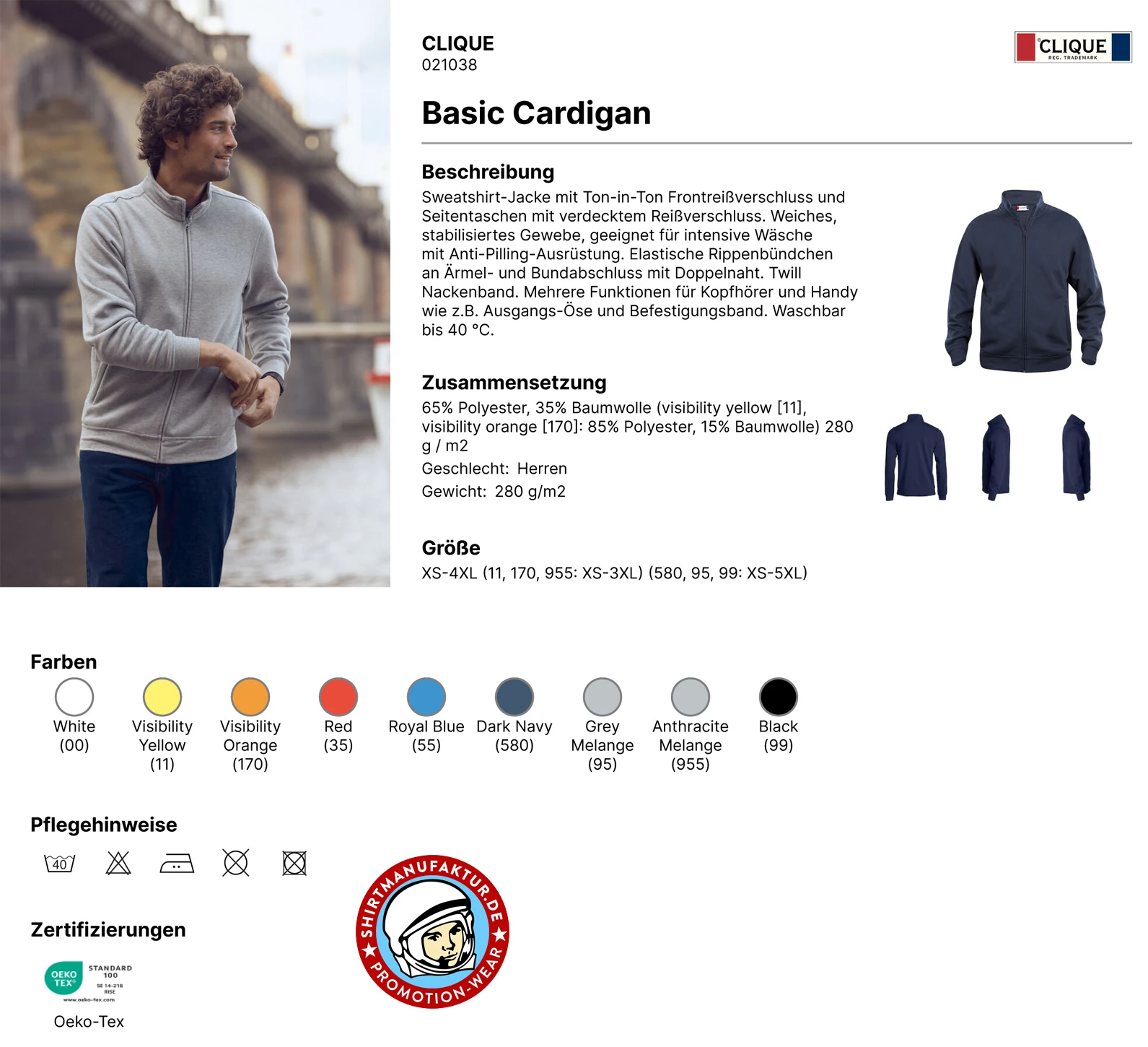 Clique Basic Cardigan