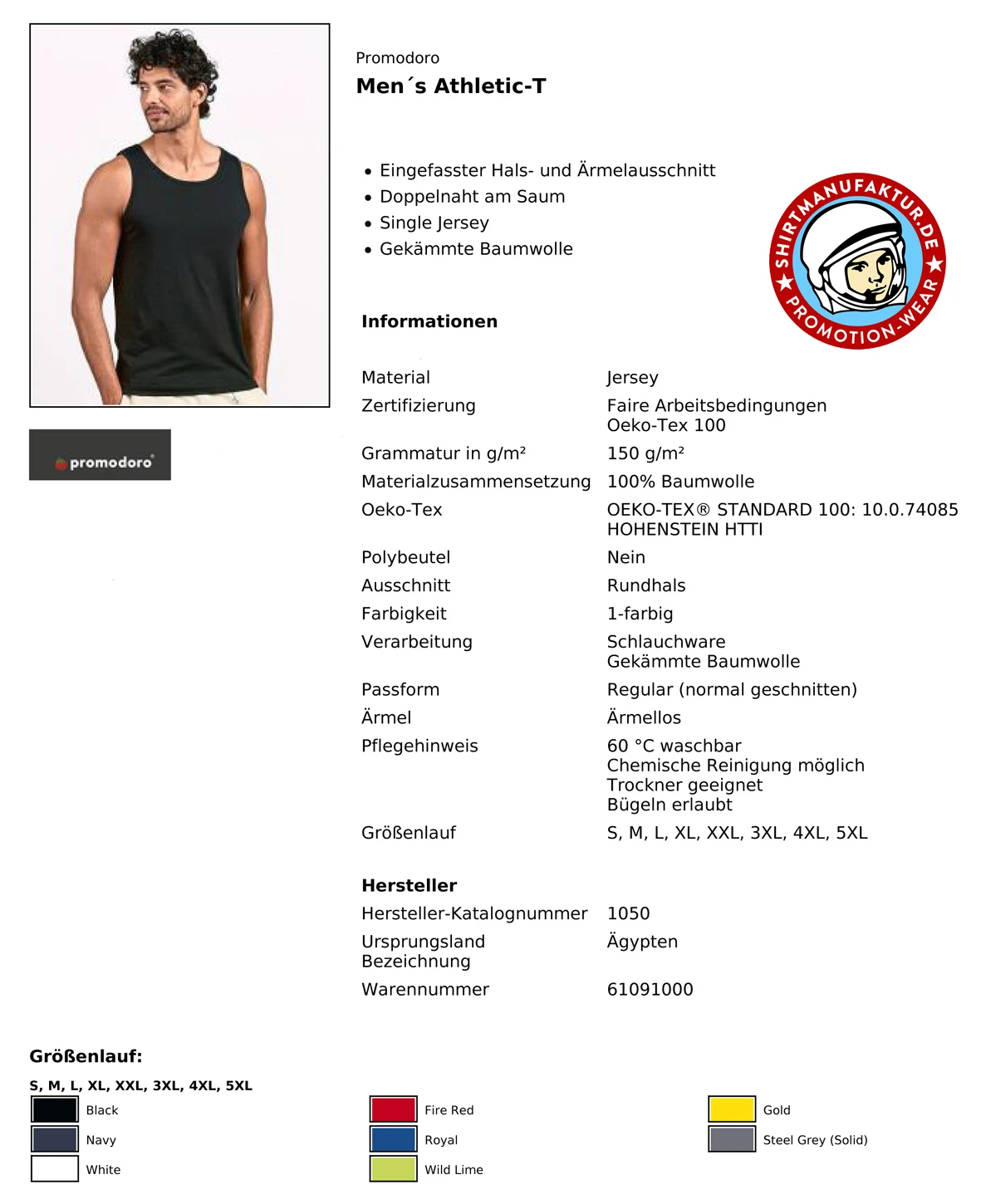 Promodoro Athletic-T