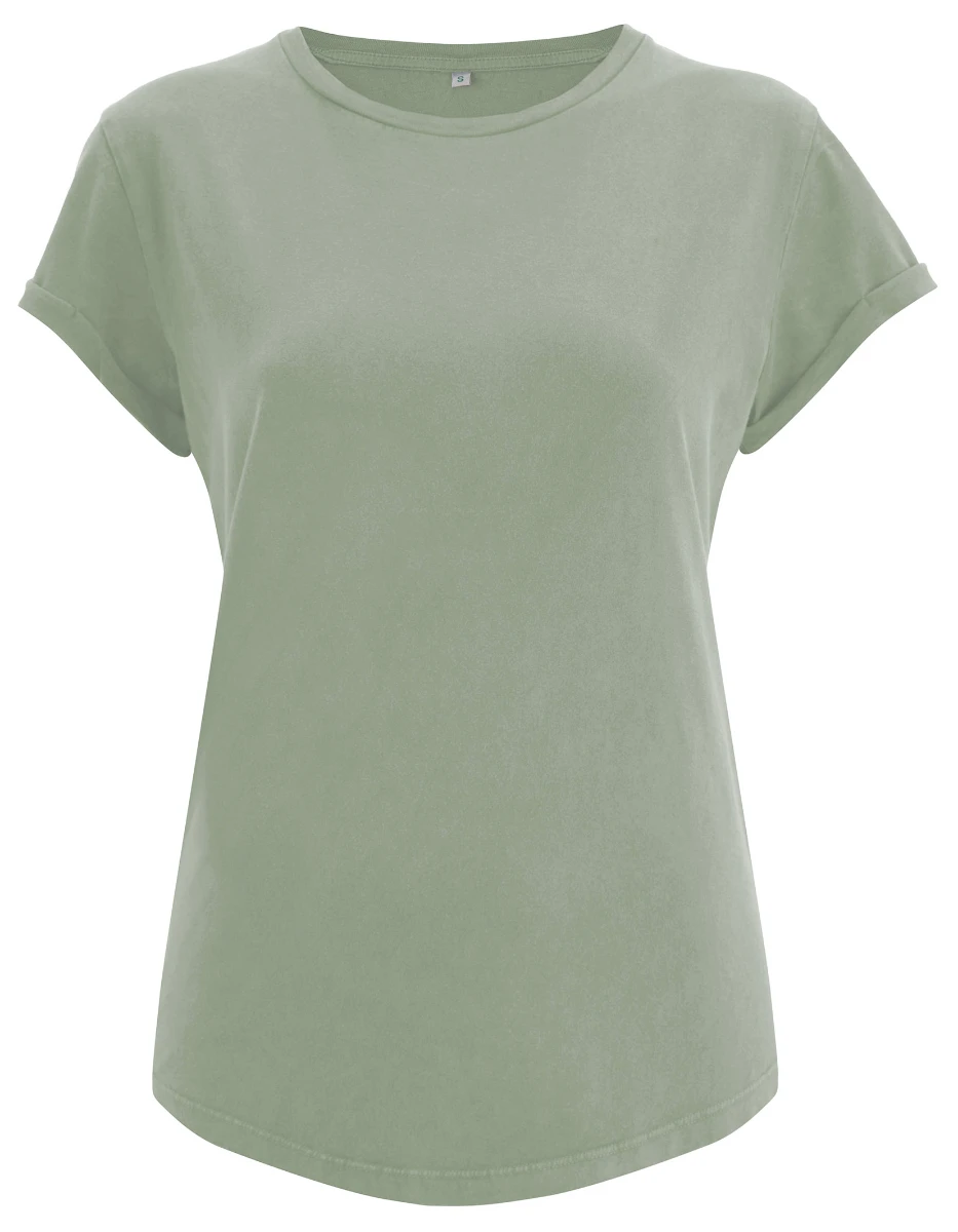Earth Positve Womens Rolled Sleeve T-Shirt