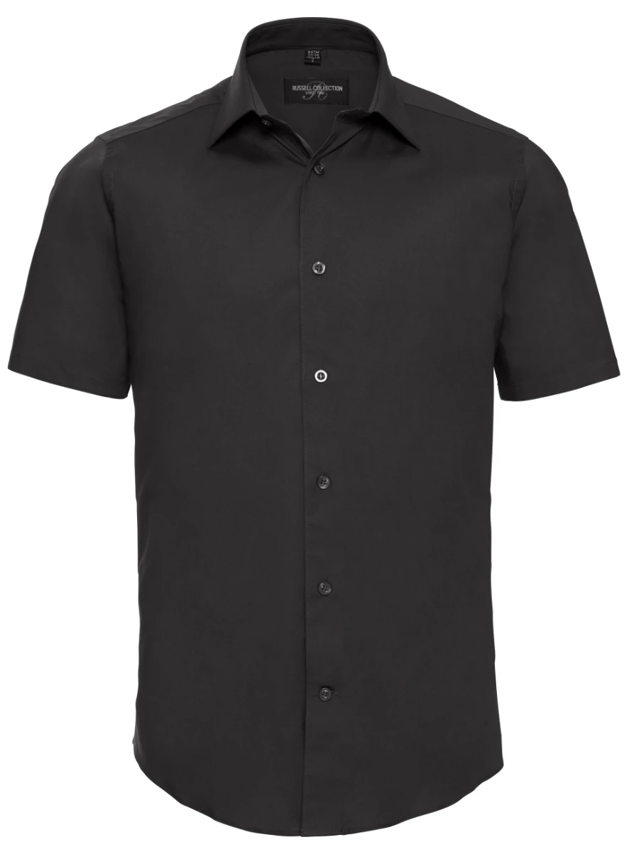 Russell Mens Short Sleeve Fitted Shirt