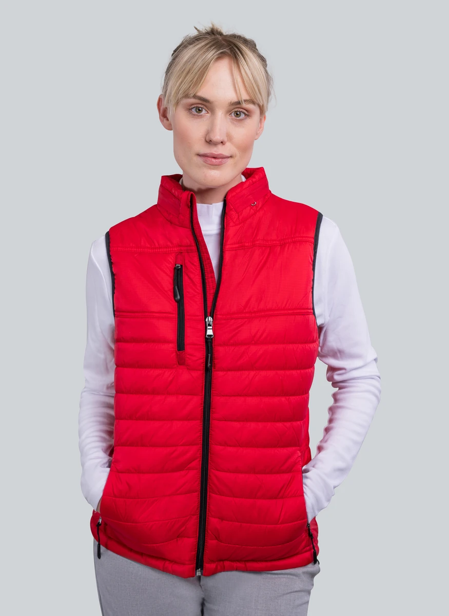 HRM Womens Hooded Performance Bodywarmer