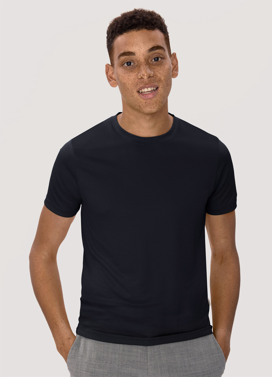 Hakro 287 Coolmax T-Shirt, schwarz