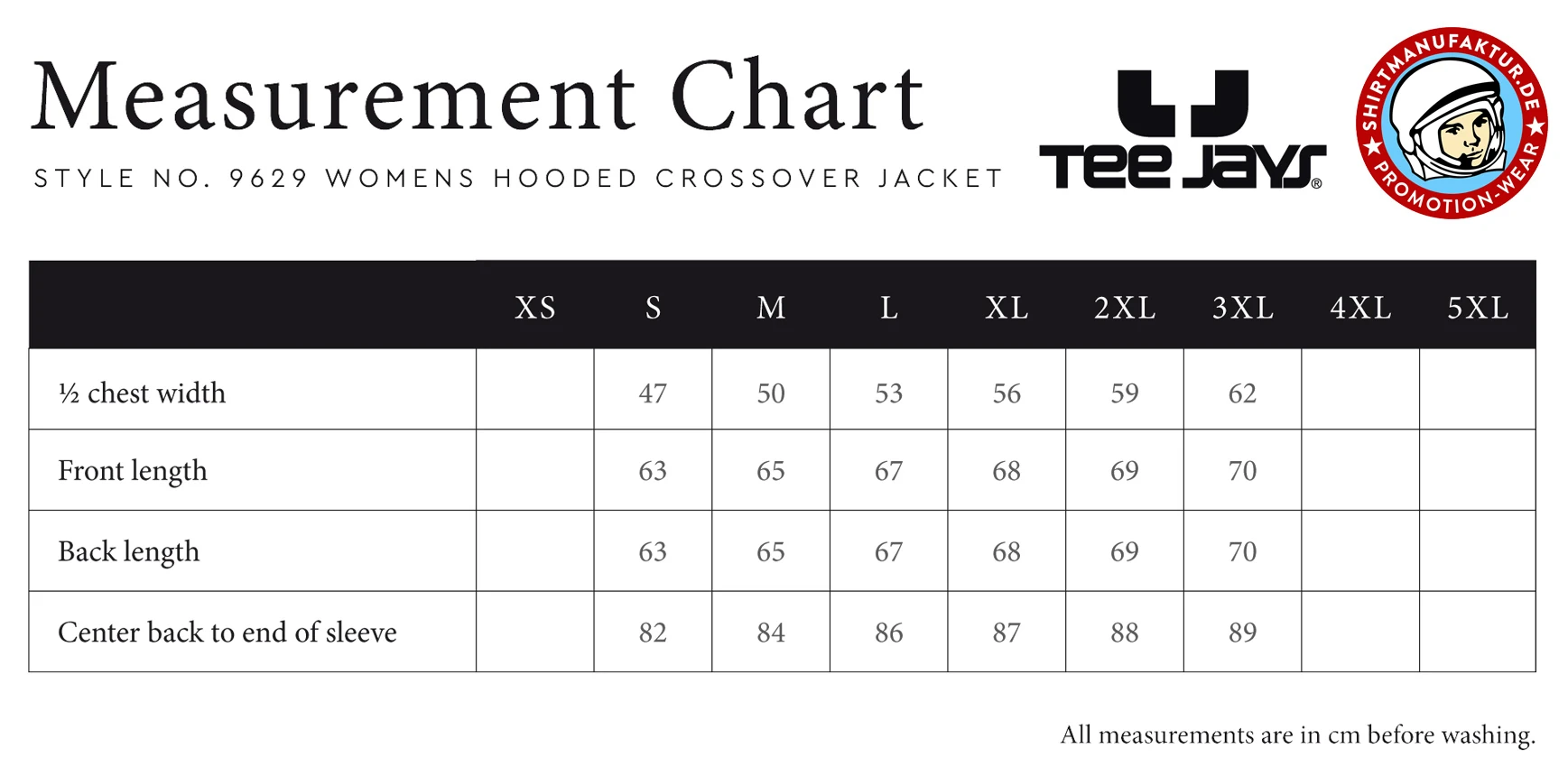 Tee Jays Womens Hooded Crossover Jacket