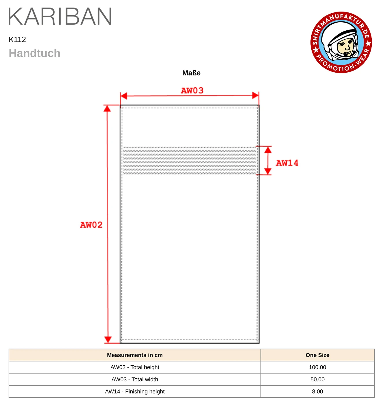 Kariban Handtuch