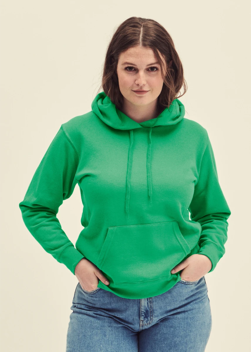 Fruit of the Loom Ladies Classic Hooded Sweat 