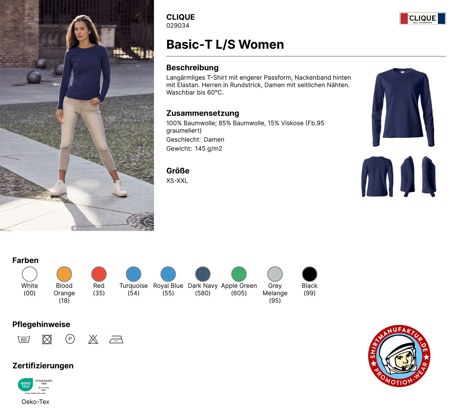Clique Womens Basic Longsleeve