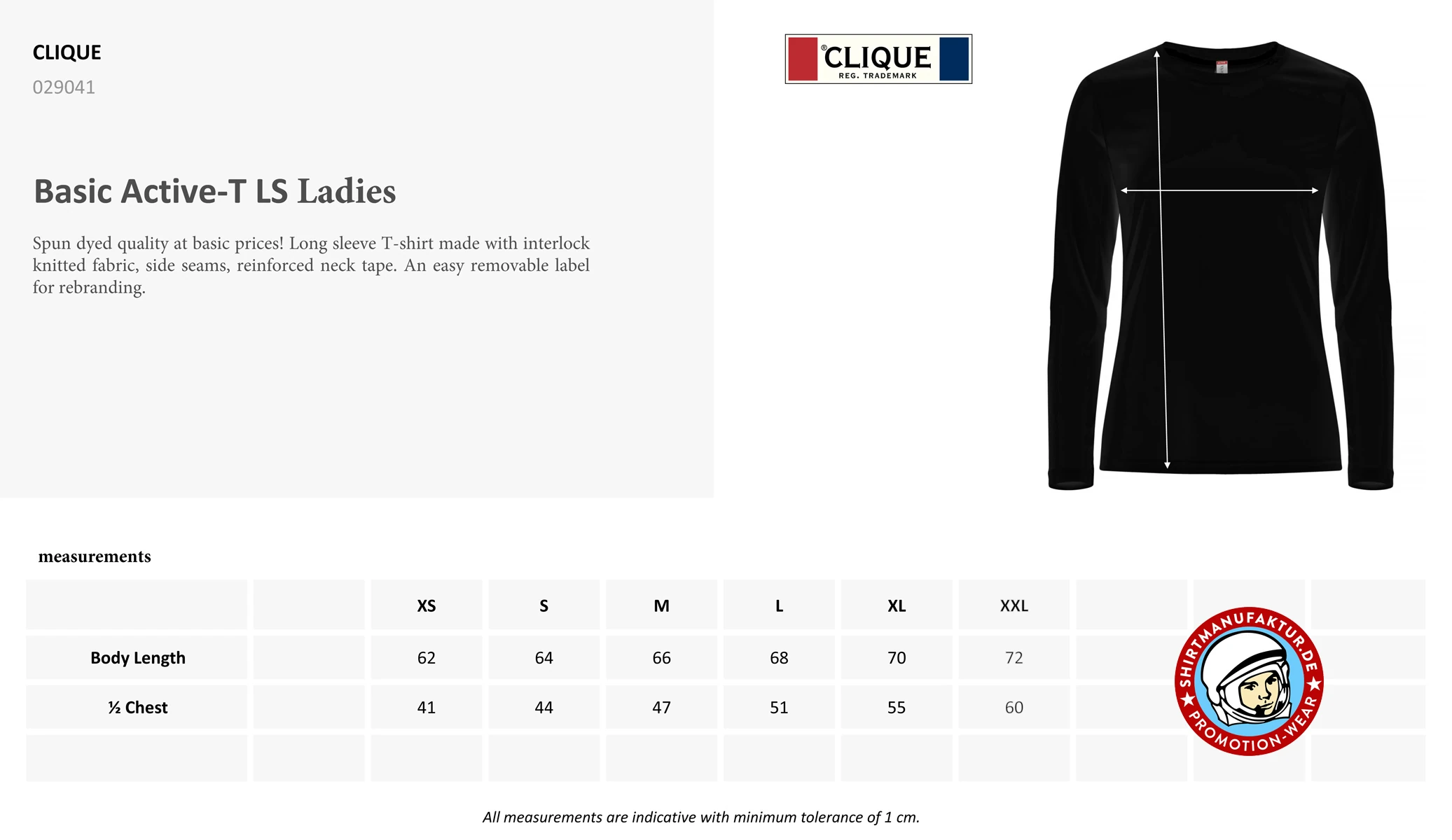 Clique Womens Basic Active Longsleeve