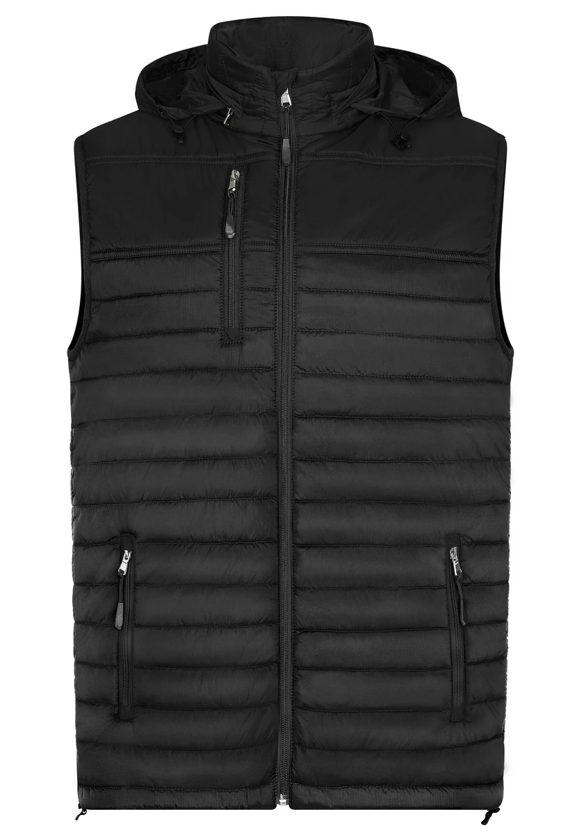 HRM Mens Hooded Performance Bodywarmer