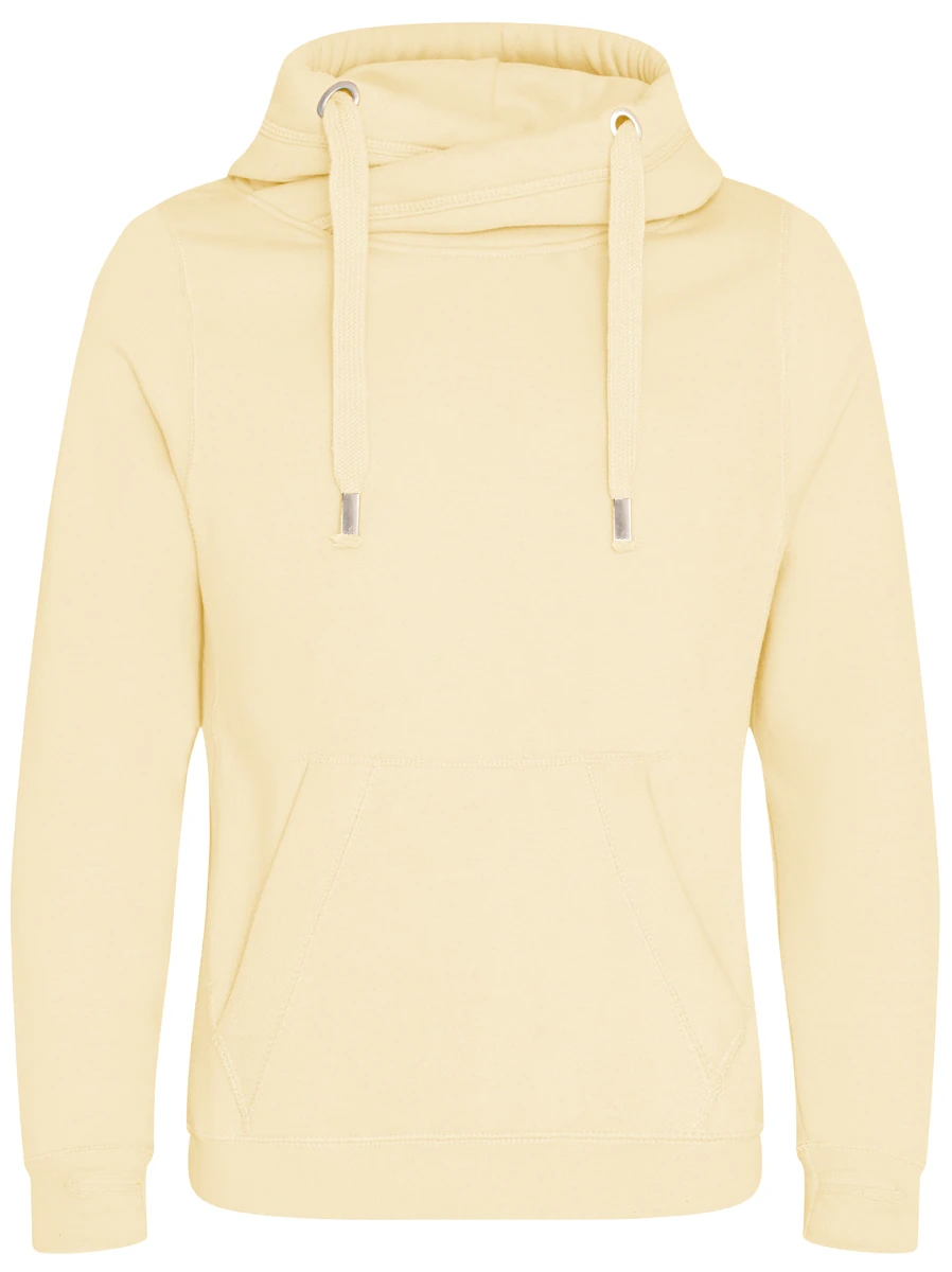 Just Hoods Cross Neck Hoodie