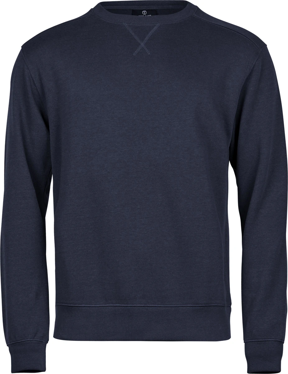 Tee Jays Ribbed Interlock Crew Neck