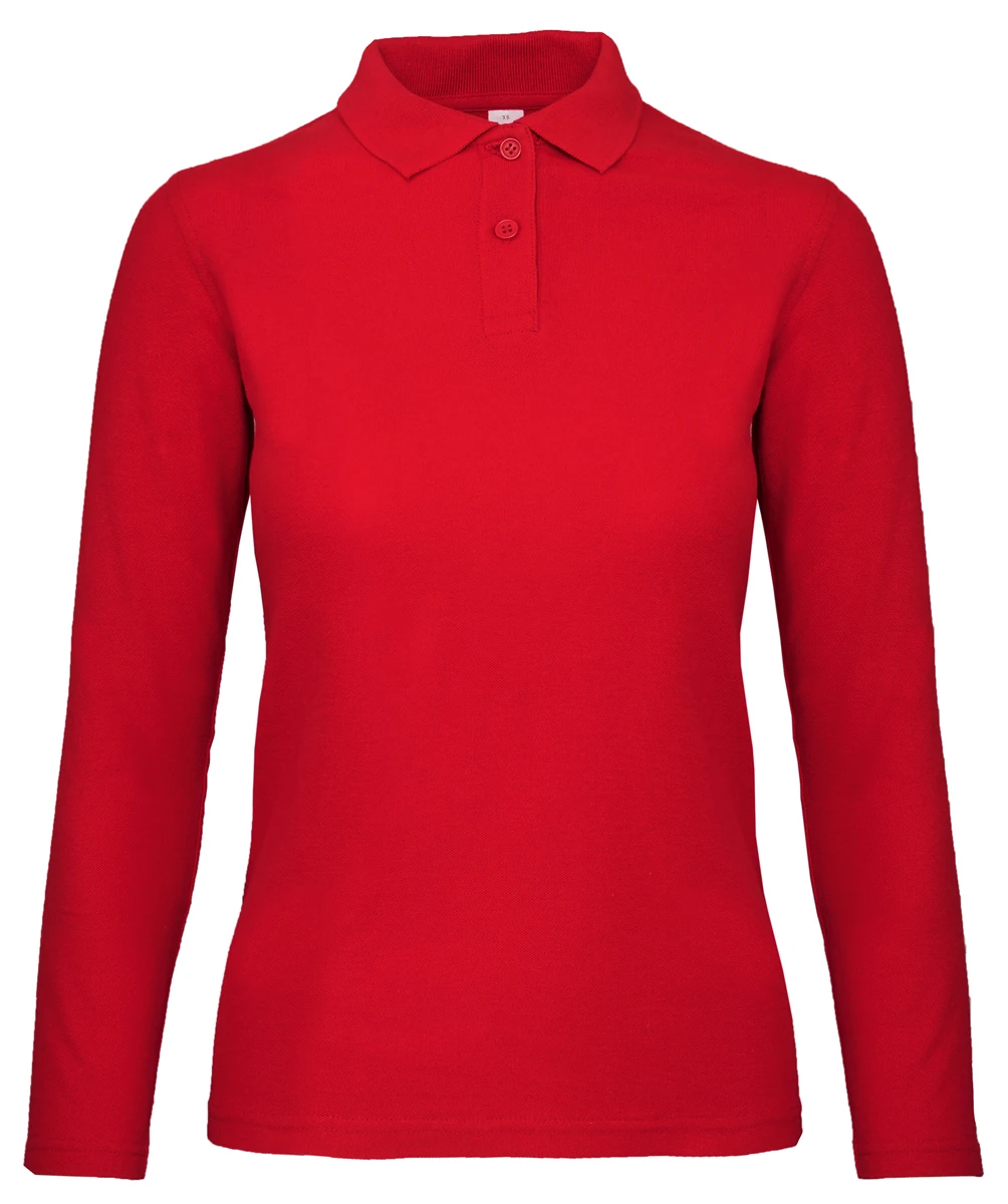B&C Womens Longsleeve Polo ID.001