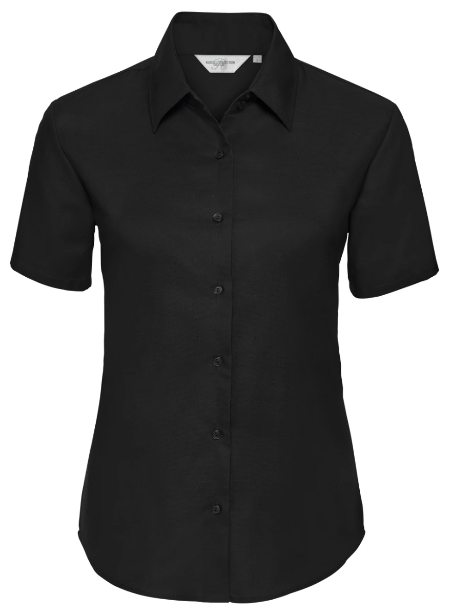 Russell Ladies Short Sleeve Oxford Blouse