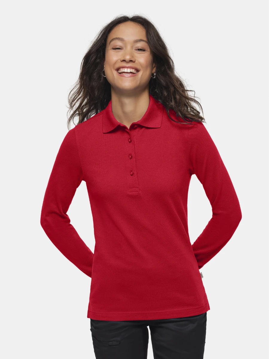 Hakro Ladies Longsleeve - Polo Mikralinar Hakro Ladies Longsleeve - Polo Mikralinar