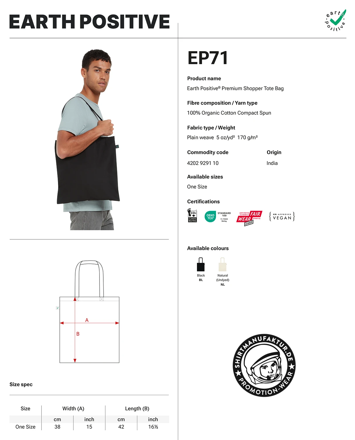 Earth Positive Premium Shopping Bag