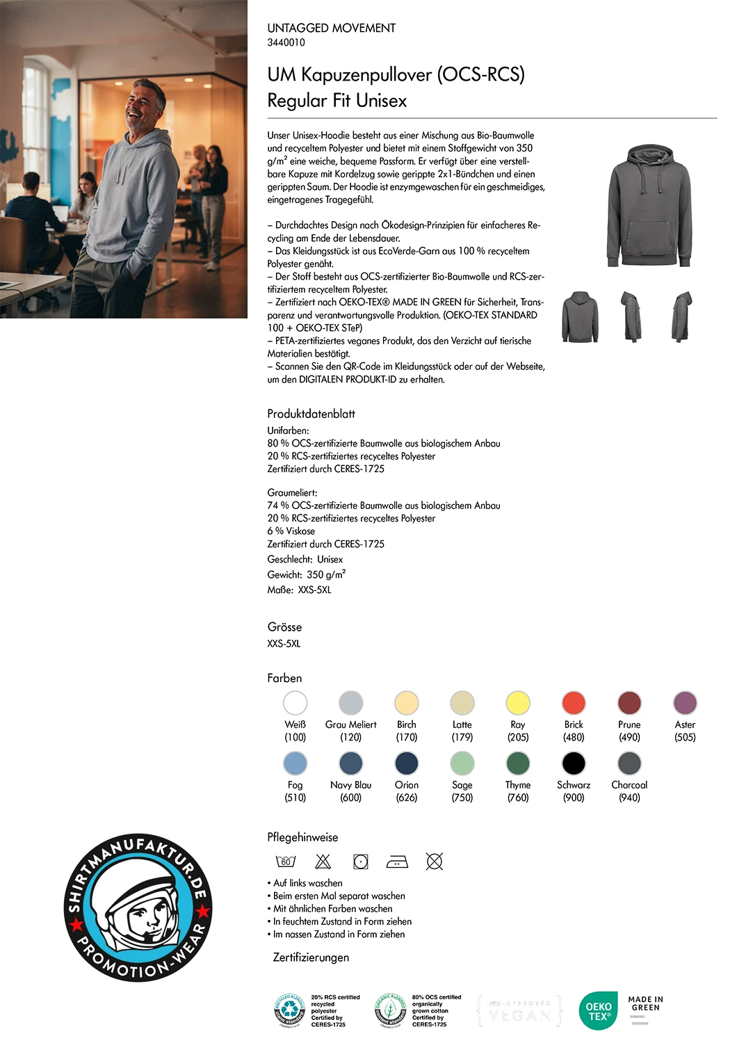 Untagged Movement Hoodie Regular Fit