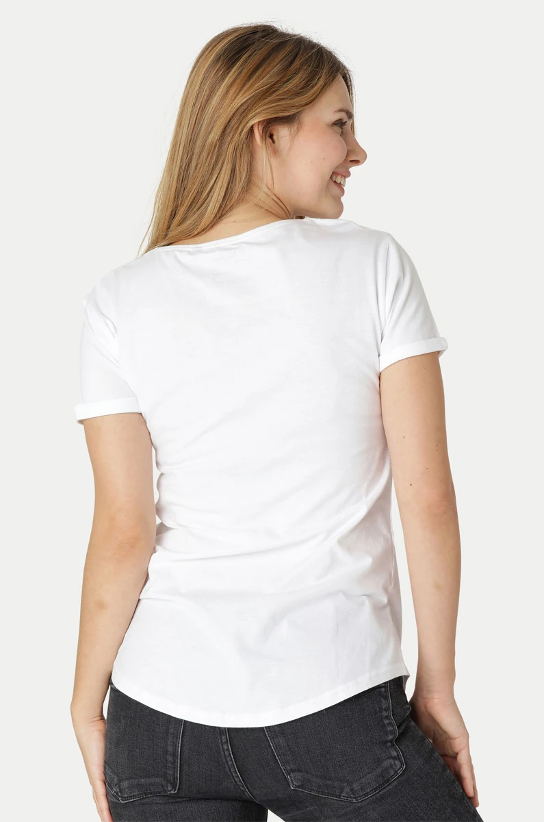 Neutral Ladies Roll Up Sleeve T-Shirt